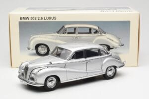 BMW 502 2.6 Luxus Super Ασημί AUTOart 1:18 70593 Μέταλλο - εικόνα 8 από 8