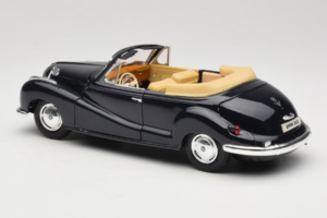 BMW 502 Καμπριολέ Μαύρο Maisto 1:18 31817 Μέταλλο - εικόνα 7 από 8