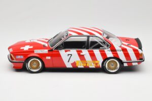 BMW 635 CSi E24 #7 BMW Italia G. Brancatelli / H. Kelleners Brno Grand Prix 1984 Minichamps 1:18 155842507 Μέταλλο - εικόνα 3 από 6