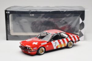 BMW 635 CSi E24 #7 BMW Italia G. Brancatelli / H. Kelleners Brno Grand Prix 1984 Minichamps 1:18 155842507 Μέταλλο - εικόνα 6 από 6