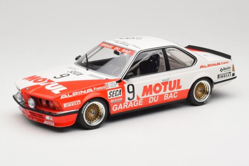 BMW 635 CSi E24 #9 Hollinger / P. Giroix Garage du Bac 24 Hours of Spa 1984 Minichamps 1:18 155842509 Μέταλλο