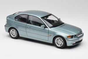 BMW 325Ti E46 Compact Ανοιχτό Μπλε Μεταλλικό Kyosho 1:18 80430024439 Μέταλλο - εικόνα 6 από 8