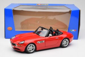 BMW Z8 E52 Ρόντστερ Έντονο Κόκκινο Bburago 1:18 12032 Μέταλλο - εικόνα 8 από 8