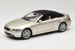 BMW 6 Series E64 Cabriolet Mineral Silver Metallic Kyosho 1:18 80430153437 Μέταλλο - εικόνα 3 από 9