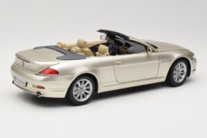 BMW 6 Series E64 Cabriolet Mineral Silver Metallic Kyosho 1:18 80430153437 Μέταλλο - εικόνα 4 από 9