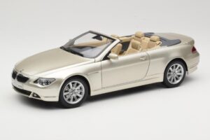 BMW 6 Series E64 Cabriolet Mineral Silver Metallic Kyosho 1:18 80430153437 Μέταλλο