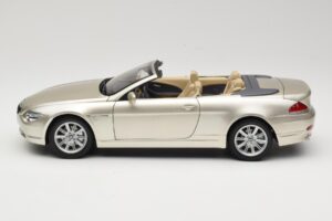 BMW 6 Series E64 Cabriolet Mineral Silver Metallic Kyosho 1:18 80430153437 Μέταλλο - εικόνα 5 από 9