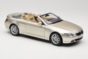 BMW 6 Series E64 Cabriolet Mineral Silver Metallic Kyosho 1:18 80430153437 Μέταλλο - εικόνα 7 από 9