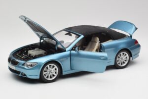 BMW 6 E64 Καμπριολέ Ανοιχτό Μπλε Kyosho 1:18 80430153440 Μέταλλο - εικόνα 2 από 8