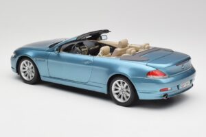 BMW 6 E64 Καμπριολέ Ανοιχτό Μπλε Kyosho 1:18 80430153440 Μέταλλο - εικόνα 7 από 8