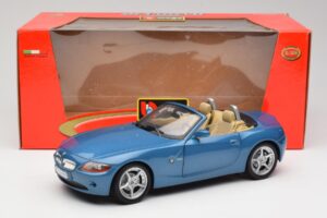BMW Z4 E85 Maldives Blue Bburago 1:18 34046BLUE Μέταλλο - εικόνα 8 από 8