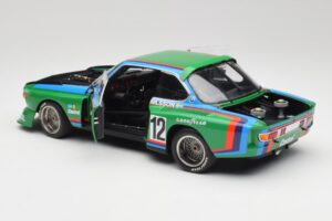 BMW 3.5 CSL E9 Gruppe 5 #12 H. Quester / G. Nilsson Zeltweg Winner 1976 Minichamps 1:18 180762012 Μέταλλο - εικόνα 5 από 8