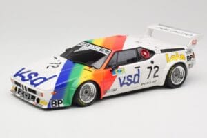 BMW M1 #72 BMW France Zol Auto B. Rousselot / J. Servanin 24 Hours of Le Mans 1981 Minichamps 1:18 180812972 Μέταλλο