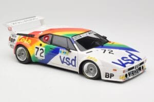 BMW M1 #72 BMW France Zol Auto B. Rousselot / J. Servanin 24 Hours of Le Mans 1981 Minichamps 1:18 180812972 Μέταλλο - εικόνα 6 από 8