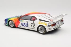 BMW M1 #72 BMW France Zol Auto B. Rousselot / J. Servanin 24 Hours of Le Mans 1981 Minichamps 1:18 180812972 Μέταλλο - εικόνα 7 από 8