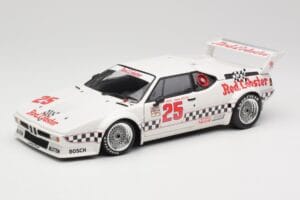 BMW M1 #25 Red Lobster D. Cowart / K. Miller LA Times GP Riverside 1981 Minichamps 1:18 180812925 Μέταλλο
