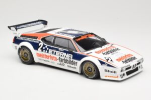 BMW M1 Schnitzer #2 H-J. Stuck Winner Deutsche Automobil Rennsport Trophy Zolder 1982 Minichamps 1:18 155822902 Μέταλλο - εικόνα 4 από 6