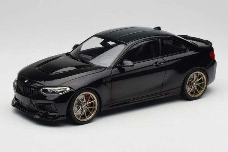 BMW M2 CS F87 Μαύρο Μεταλλικό Με Χρυσές Ζάντες Minichamps 1:18 155021021 Μέταλλο