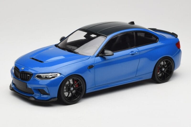 BMW M2 CS F87 Μπλε Μεταλλικό Με Μαύρες Ζάντες Minichamps 1:18 155021022 Μέταλλο