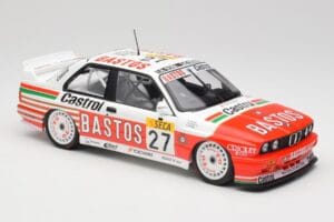 BMW M3 E30 #27 Bigazzi Team S. Soper / A. Hahne 4th Place 24 Hours of Spa 1990 Minichamps 1:18 155902027 Μέταλλο - εικόνα 4 από 6