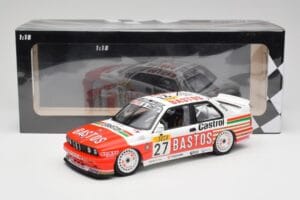 BMW M3 E30 #27 Bigazzi Team S. Soper / A. Hahne 4th Place 24 Hours of Spa 1990 Minichamps 1:18 155902027 Μέταλλο - εικόνα 6 από 6