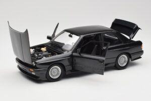 BMW M3 E30 Black Metallic Minichamps 1:18 180020306 Μέταλλο - εικόνα 2 από 8