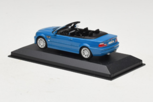 BMW M3 E46 Καμπριολέ Μπλε Minichamps 1:43 BMW015 Μέταλλο - εικόνα 3 από 4