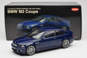 BMW M3 E46 Μπλε Kyosho 1:18 08503BL Μέταλλο - εικόνα 8 από 8