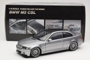 BMW M3 E46 CSL Ασημί Kyosho 1:18 08506S Μέταλλο - εικόνα 8 από 8