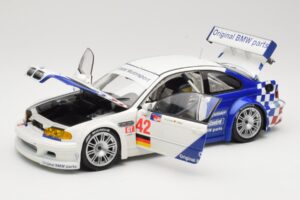 BMW M3 E46 GTR #42 J. Muller / J.J. Lehto ALMS 2001 Minichamps 1:18 80430139183 Μέταλλο - εικόνα 2 από 8