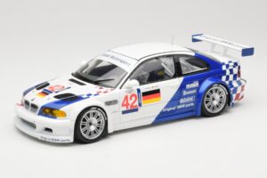 BMW M3 E46 GTR #42 J. Lehto / J. Muller ELMS 2001 Minichamps 1:18 100012192 Μέταλλο