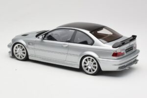 BMW M3 E46 GTR Ασημί Otto 1:18 OT1128 Ρητίνη - εικόνα 5 από 6
