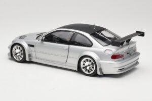 BMW M3 E46 GTR Street Ασημί With Carbon Roof Minichamps 1:18 100012102 Μέταλλο - εικόνα 7 από 8