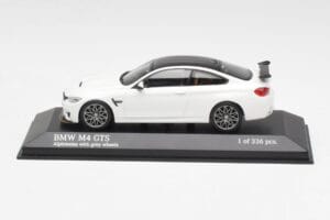 BMW M4 GTS F82 Λευκό Με Γκρι Ζάντες Minichamps 1:43 410025221 Μέταλλο