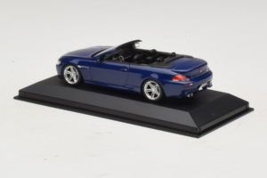 BMW M6 E64 Καμπριολέ Blue Metallic Minichamps 1:43 BMW017 Μέταλλο - εικόνα 3 από 4