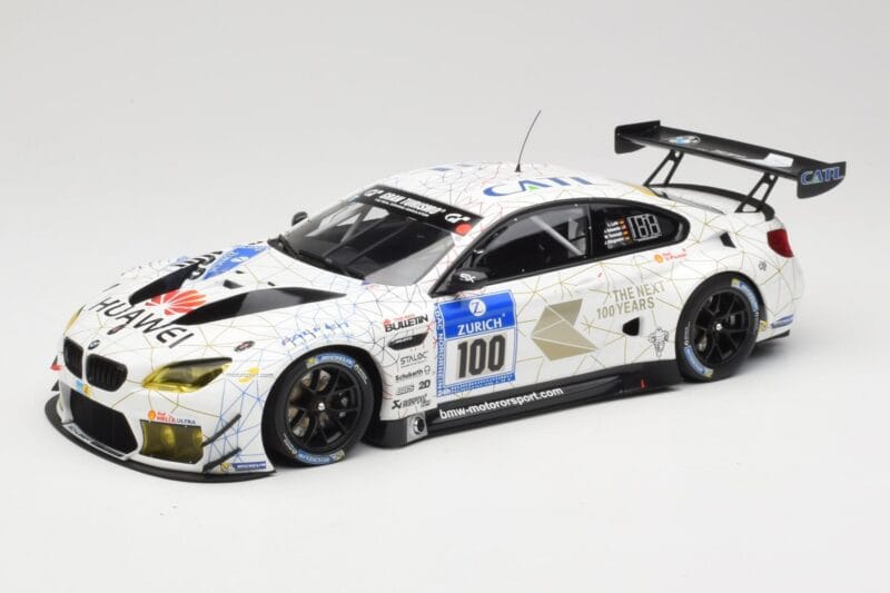 BMW M6 GT3 F13 #100 Schubert Motorsport J. Edwards / J. Klingmann 24h Nurburgring 2016 Minichamps 1:18 155162611 Μέταλλο