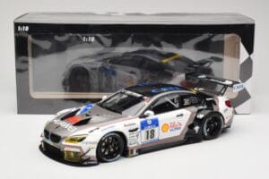 BMW M6 GT3 F13 #18 Schubert Motorsport A. Farfus / J. Krohn 24h Nurburgring 2016 Minichamps 1:18 155162618 Μέταλλο - εικόνα 6 από 6