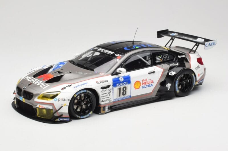 BMW M6 GT3 F13 #18 Schubert Motorsport A. Farfus / J. Krohn 24h Nurburgring 2016 Minichamps 1:18 155162618 Μέταλλο
