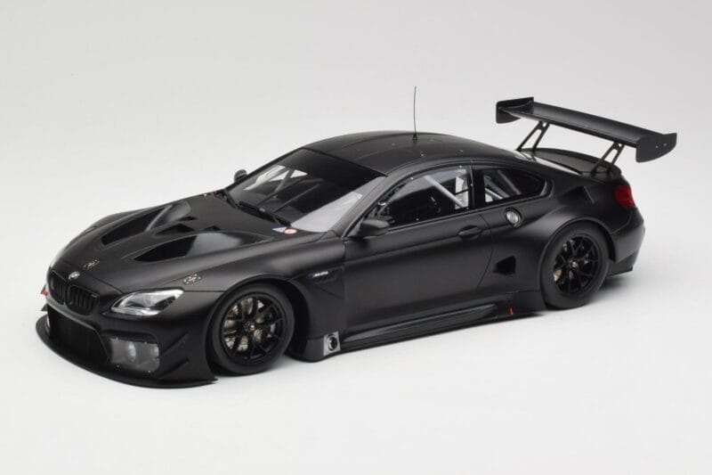 BMW M6 GT3 F13 Plain Body Version Matte Black Minichamps 1:18 155162610 Μέταλλο