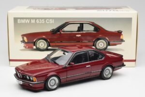 BMW M635 CSi E24 Karmin Κόκκινο AUTOart 1:18 70528 Μέταλλο - εικόνα 8 από 8