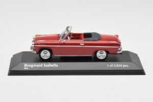 Borgward Isabella Καμπριολέ Κόκκινο Minichamps 1:43 400096060 Μέταλλο
