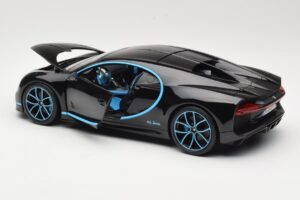 Bugatti Chiron Μαύρο & Μπλε Bburago 1:18 18-11040BK Μέταλλο - εικόνα 5 από 8
