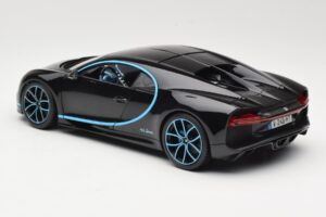 Bugatti Chiron Μαύρο & Μπλε Bburago 1:18 18-11040BK Μέταλλο - εικόνα 7 από 8