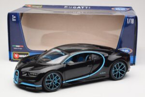 Bugatti Chiron Μαύρο & Μπλε Bburago 1:18 18-11040BK Μέταλλο - εικόνα 8 από 8