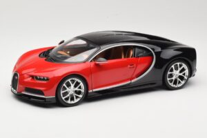 Bugatti Chiron Μαύρο & Κόκκινο Bburago 1:18 18-11040 Μέταλλο