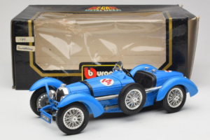 Bugatti Type 51 Grand Prix #14 Μπλε Bburago 1:18 3012-M1 Μέταλλο - εικόνα 6 από 6