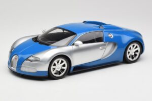 Bugatti Veyron Edition Centenaire Chrome Blue Minichamps 1:18 100110850 Μέταλλο