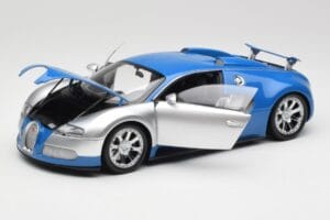 Bugatti Veyron Edition Centenaire Chrome Blue Minichamps 1:18 100110850-O Μέταλλο - εικόνα 2 από 7
