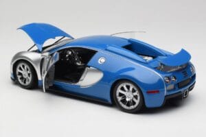 Bugatti Veyron Edition Centenaire Chrome Blue Minichamps 1:18 100110850-O Μέταλλο - εικόνα 4 από 7