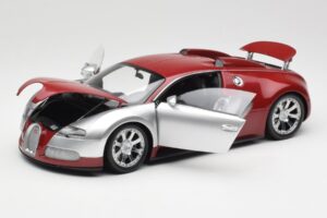 Bugatti Veyron Edition Centenaire Chrome Red Minichamps 1:18 100110851-O Μέταλλο - εικόνα 2 από 8